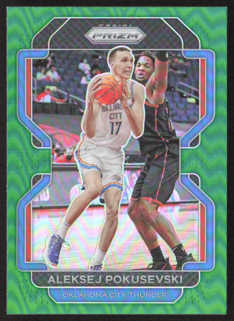 2021-22 Panini Prizm #225 Aleksej Pokusevski Green