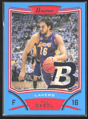 2008-09 Bowman #16 Pau Gasol Blue #/50