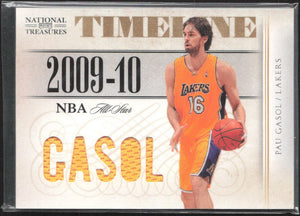 2009-10 Playoff National Treasures #30 Pau Gasol Timeline #/99