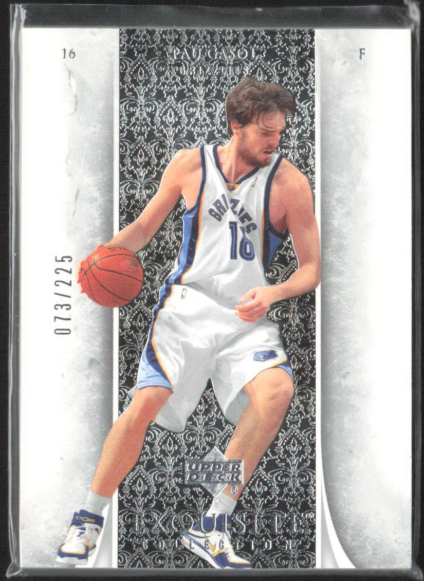 2004-05 Upper Deck Exquisite Collection #18 Pau Gasol #73/225