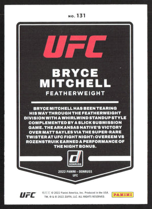 2022 Donruss UFC #131 Bryce Mitchell