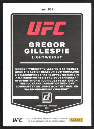 2022 Donruss UFC #107 Gregor Gillespie