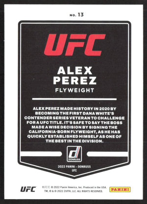 2022 Donruss UFC #13 Alex Perez