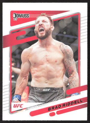 2022 Donruss UFC #179 Brad Riddell