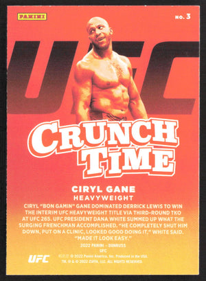 2022 Donruss UFC #3 Ciryl Gane Crunch Time