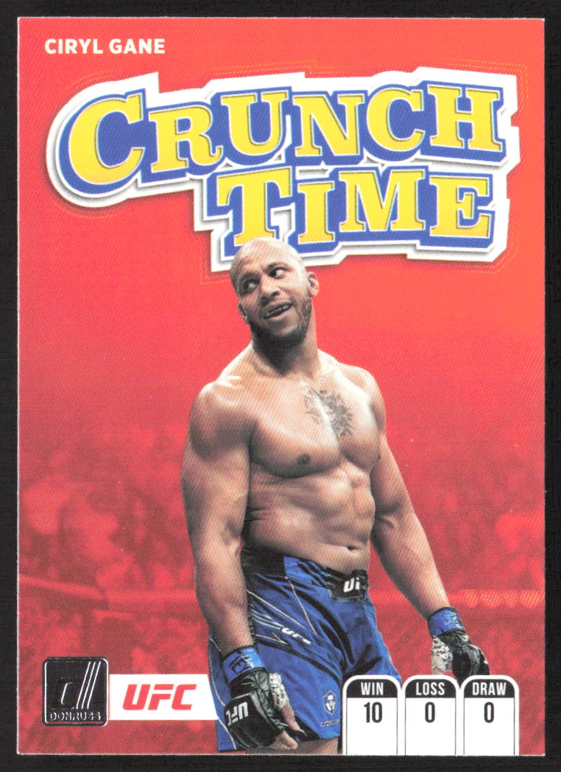 2022 Donruss UFC #3 Ciryl Gane Crunch Time