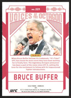 2022 Donruss UFC #221 Bruce Buffer