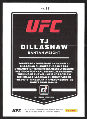 2022 Donruss UFC #98 TJ Dillashaw