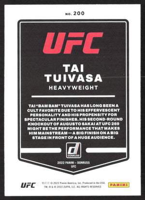 2022 Donruss UFC #200 Tai Tuivasa