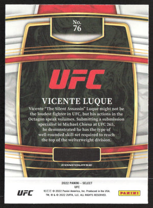 2022 Panini Select UFC #76 Vicente Luque