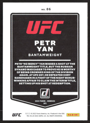 2022 Donruss UFC #86 Petr Yan