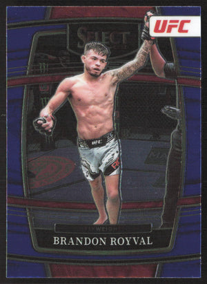 2022 Panini Select UFC #6 Brandon Royval Blue