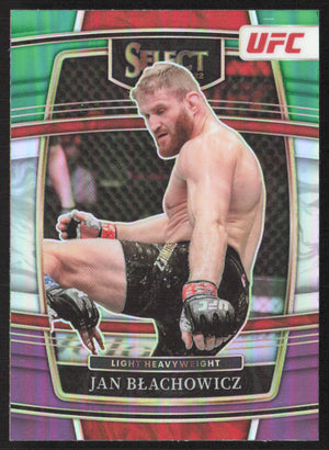 2022 Panini Select UFC #37 Jan Blachowicz Tri-Color Prizms