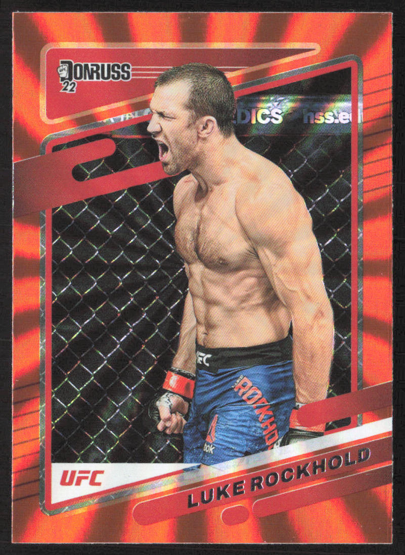 2022 Donruss UFC #102 Luke Rockhold Purple Flood