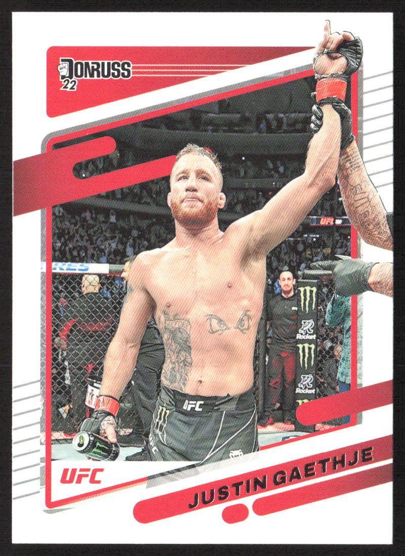 2022 Donruss UFC #62 Justin Gaethje