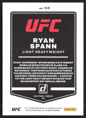 2022 Donruss UFC #153 Ryan Spann