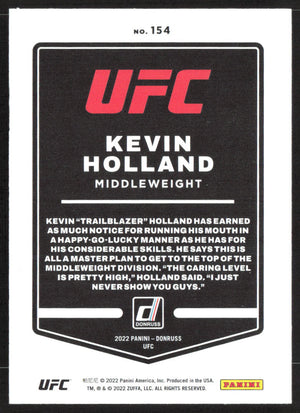 2022 Donruss UFC #154 Kevin Holland