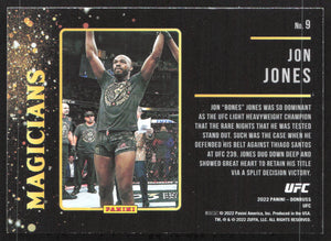 2022 Donruss UFC #9 Jon Jones Magicians Holo Orange Laser