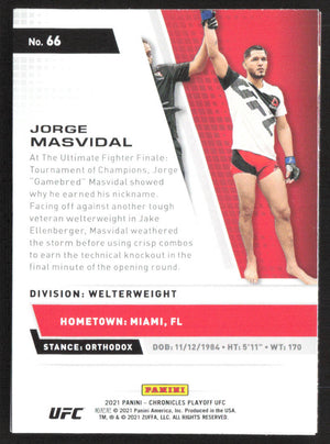 2021 Panini Chronicles UFC #62 Nate Diaz