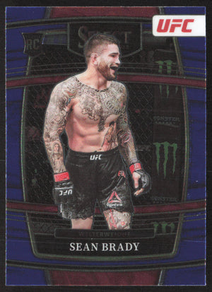 2022 Panini Select UFC #31 Sean Brady Blue