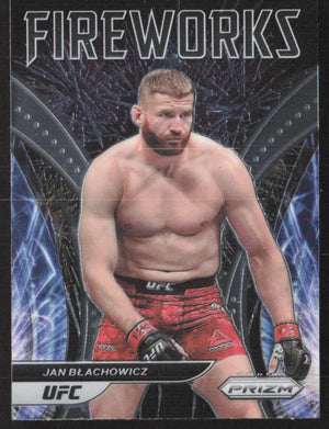 2022 Panini Prizm UFC #19 Jan Blachowicz Fireworks