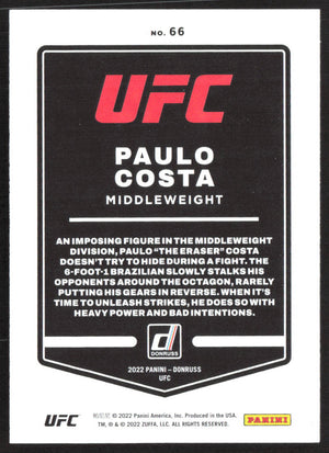 2022 Donruss UFC #66 Paulo Costa