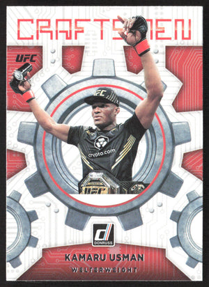 2022 Donruss UFC #5 Kamaru Usman Craftsmen