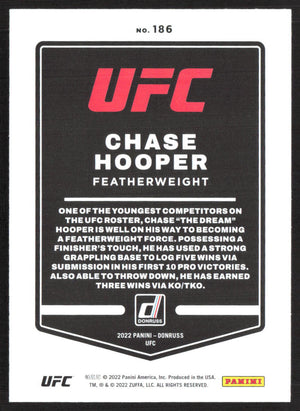 2022 Donruss UFC #186 Chase Hooper