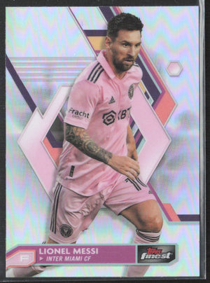 2023 Topps Finest MLS #1 Lionel Messi Refractor