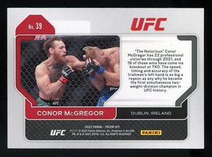 2022 Panini Prizm UFC #39 Conor McGregor