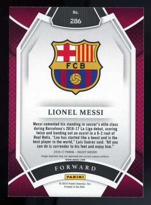 2016-17 Panini Select #286 Lionel Messi