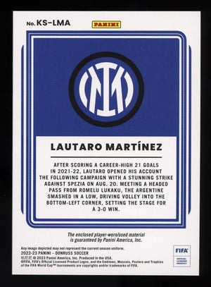 2023-24 Panini Donruss Kit Series #KS-LMA Lautaro Martínez