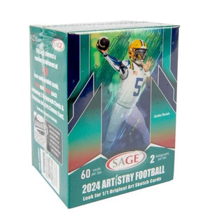 2024 Sage Artistry Football Blaster Box