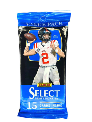 2022 Panini Select NFL Draft Picks 15 Card Value Pack