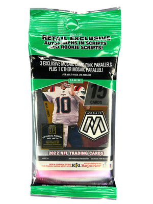 2022 Panini Mosaic NFL Football 15-Card Pack