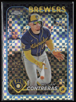 2024 Topps Chrome #24 William Contreras X-Fractor