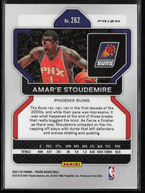 2021-22 Panini Prizm #262 Amar'e Stoudemire #262 Ice