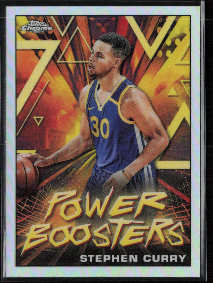 2023-24 Topps Chrome #PB-6 Stephen Curry Power Boosters Refractor