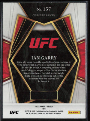 2022 Panini Select UFC #157 Ian Garry Blue