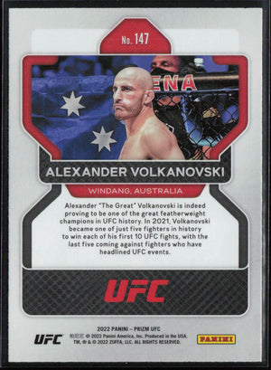 2021 Panini Prizm UFC #147 Alexander Volkanovski