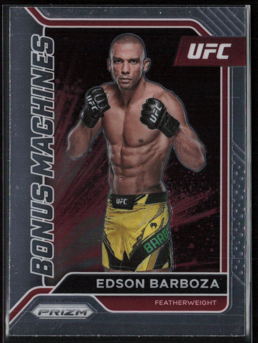 2022 Panini Prizm UFC #1 Edson Barboza Bonus Machines