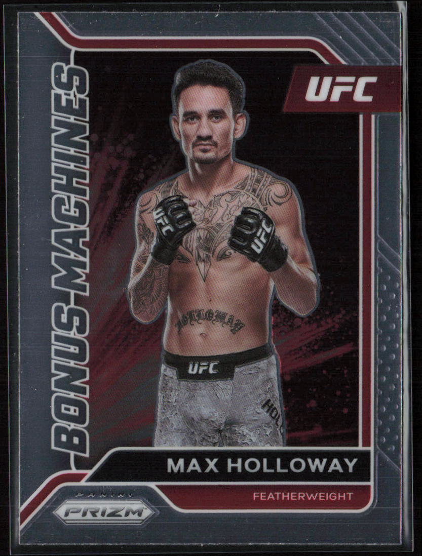 2022 Panini Prizm UFC #11 Max Holloway Bonus Machines