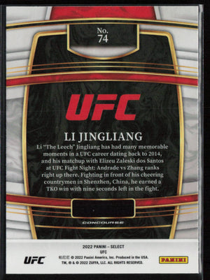 2022 Panini Select UFC #74 Li Jingliang #74