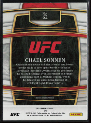 2022 Panini Select UFC #62 Chael Sonnen #62