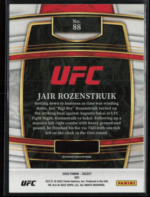 2022 Panini Select UFC #88 Jair Rozenstruik #88