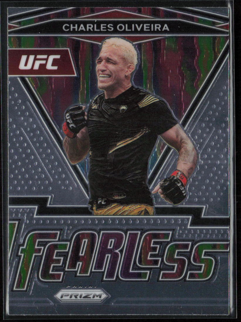 2022 Panini Prizm UFC #23 Charles Oliveira Fearless