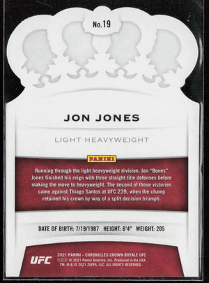 2021 Panini Chronicles UFC #19 Jon Jones