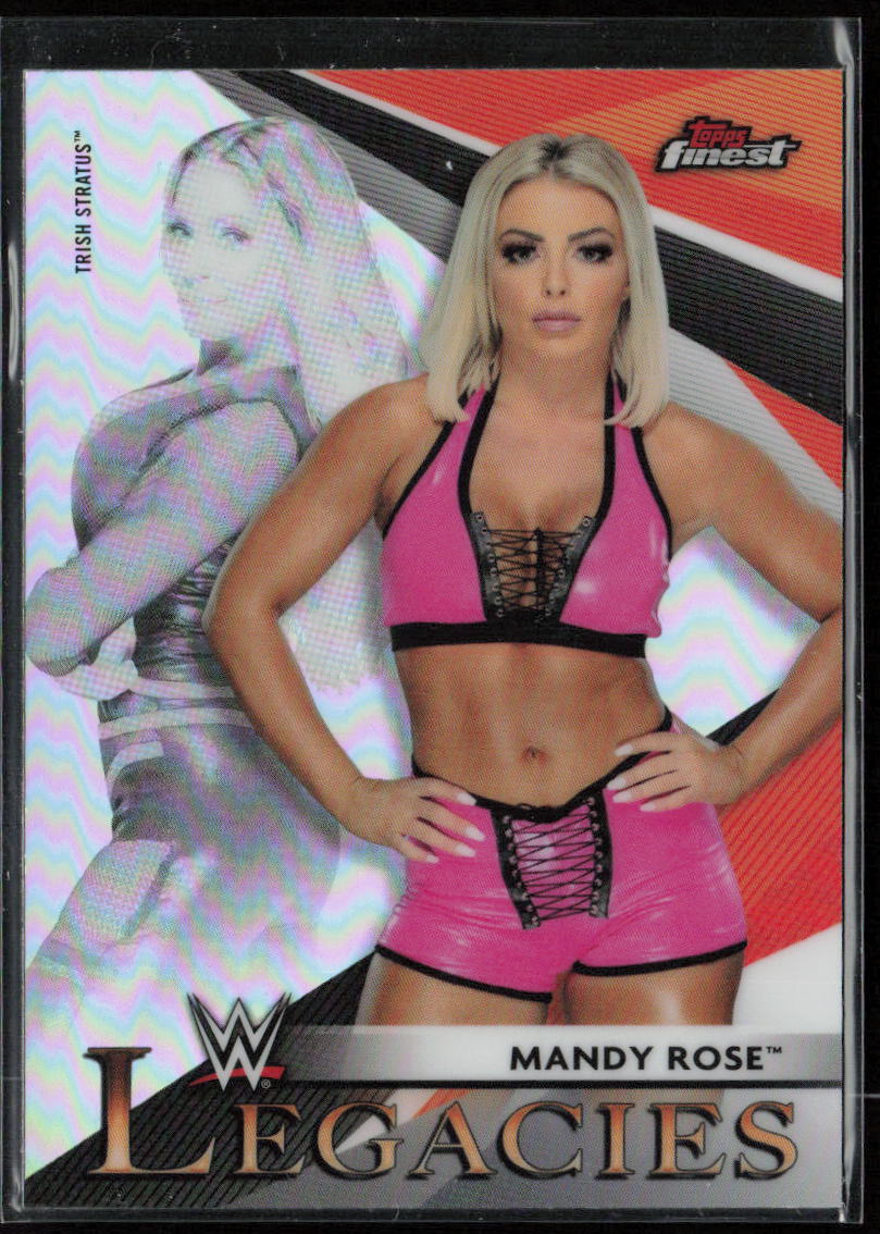 2021 Topps Finest WWE #L-7 Mandy Rose Legacies