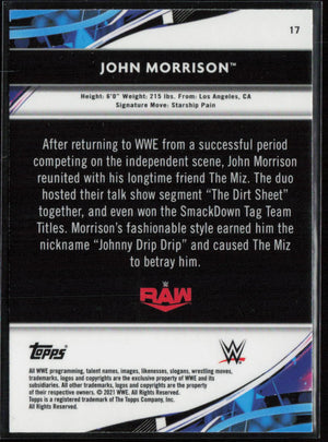 2021 Topps Finest WWE #17 John Morrison