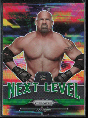 2022 Panini Prizm WWE #15 Goldberg WWE Next Level Green